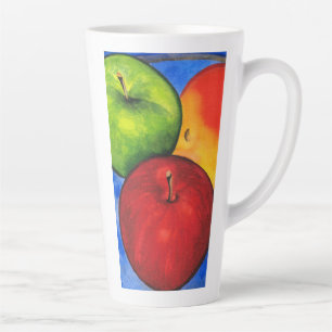 Three Apples Latte Mug