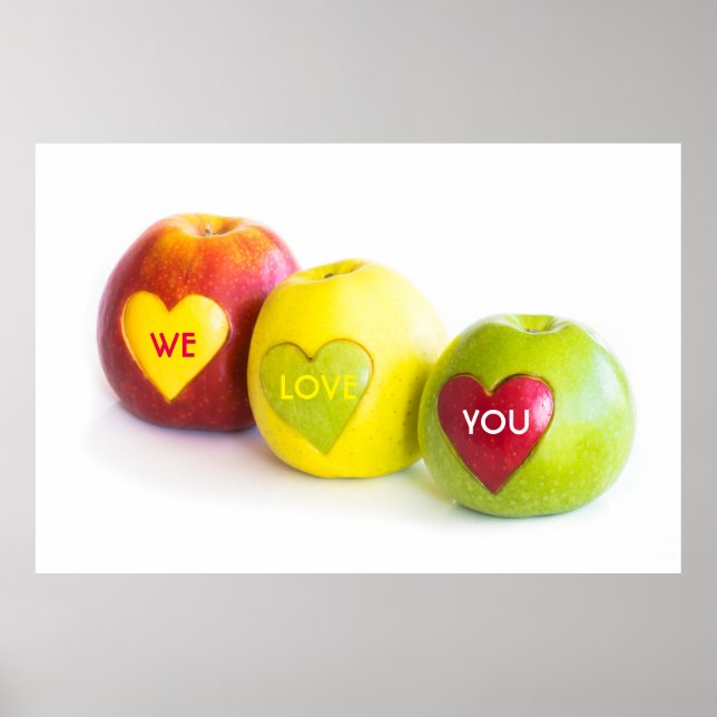 Three apples poster (Front)