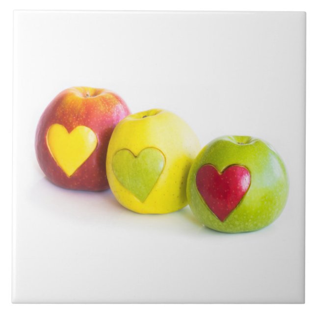 Three apples tile (Front)