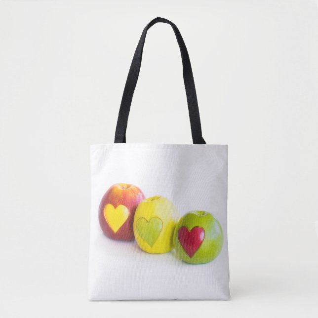Three apples tote bag (Front)