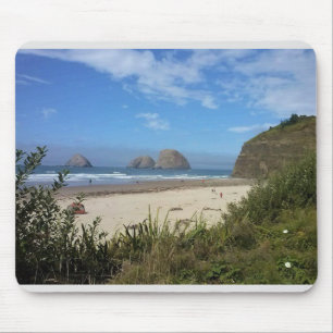 Three Arch Rocks, Oceanside, Oregon Mouse Mat