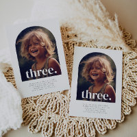 Three Arched Photo Birthday