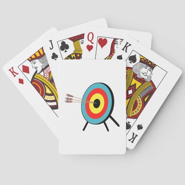 Three Arrow Bullseye Playing Cards (Back)