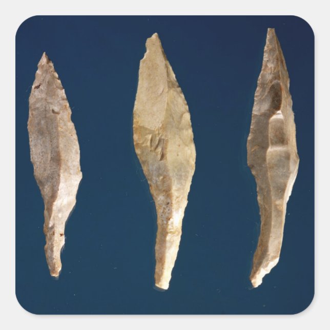 Three arrow heads square sticker (Front)