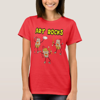 Three Art Rocks T-Shirt