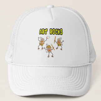 Three Art Rocks Trucker Hat