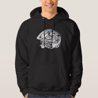 Three Aspects ink drawing Hoodie
