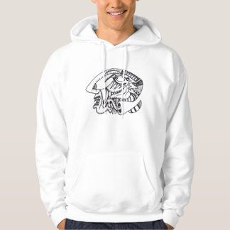 Three Aspects ink drawing Hoodie