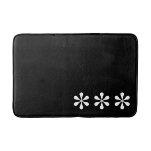Three Asterisks Bath Mat