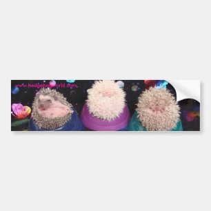 Three babies bumper sticker