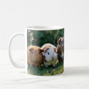 Three Baby Guinea Pigs, Coffee Mug