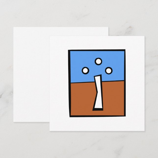 THREE BALL CROSS THANK YOU CARD (Front/Back)