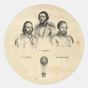 Three Balloonists stickers