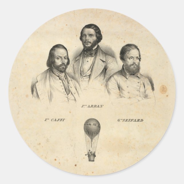 Three Balloonists stickers (Front)