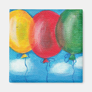 Three balloons magnet