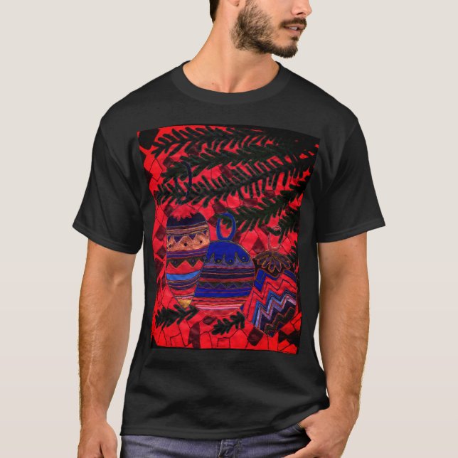 Three baubles T-Shirt (Front)