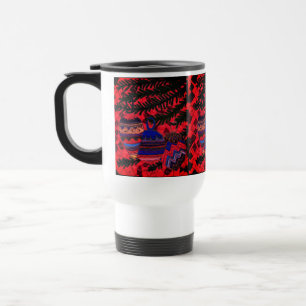 Three baubles travel mug
