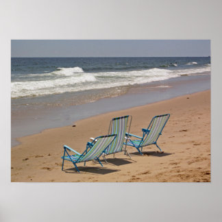 Three Beach Chairs - Customised Poster