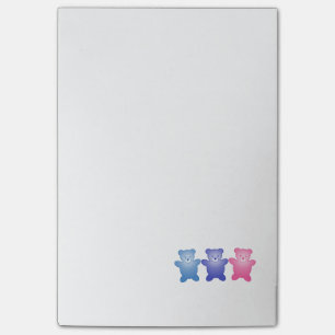 Three Bears Post-it Notes