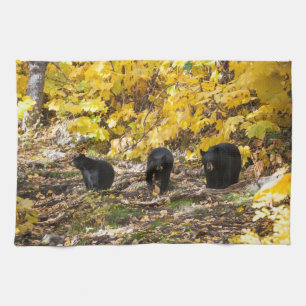 Three Bears Tea Towel