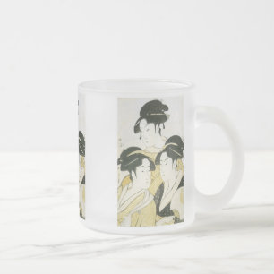 Three Beauties, Utamaro, 1790s Mug