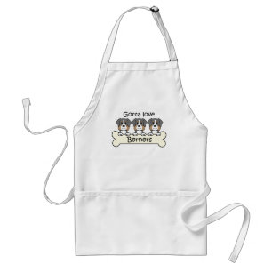 Three Bernese Mountain Dogs Standard Apron