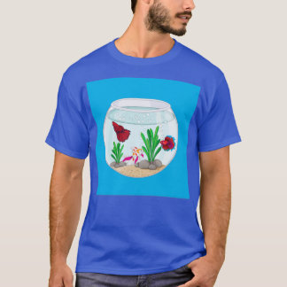 three betta fish in the aquarium T-Shirt