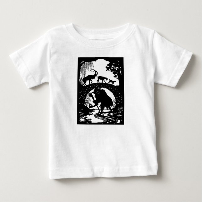 Three Billy Goats Gruff Baby T-Shirt (Front)