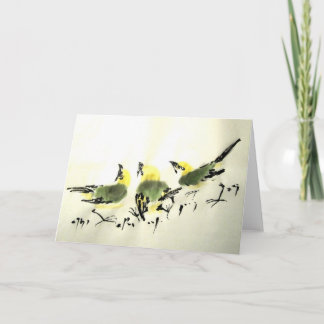 Three Birds Card
