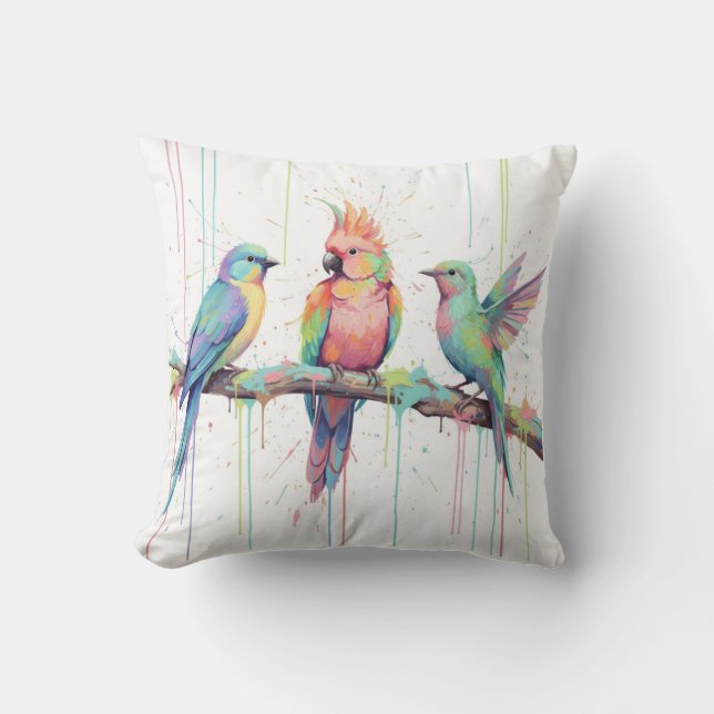 Three Birds Cushion (Front)