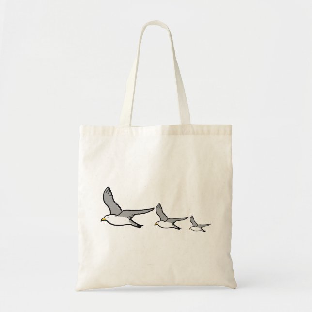 Three Birds Flying High Tote Bag (Front)