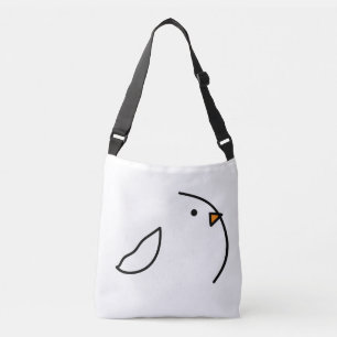 Three birds on the wire crossbody bag