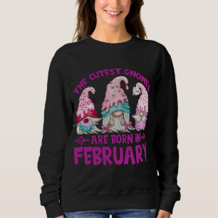Three Birthday Gnomes For Garden Mum Legend Born I Sweatshirt