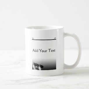 Three Black and White French Bulldogs Coffee Mug