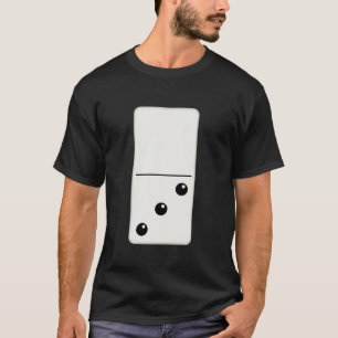 Three Blank Domino Funny Halloween Costume Group M T-Shirt