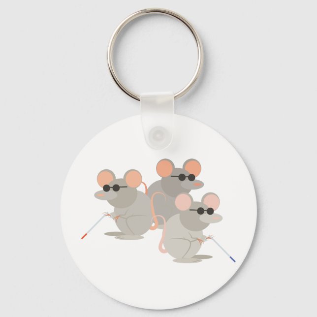 Three Blind Mice Key Ring (Front)