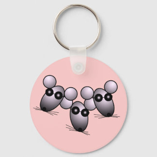 Three Blind Mice Keychain