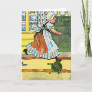 Three Blind Mice Mother Goose Nursery Rhyme Card