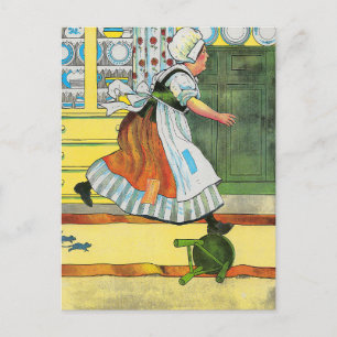 Three Blind Mice Mother Goose Nursery Rhyme Postcard