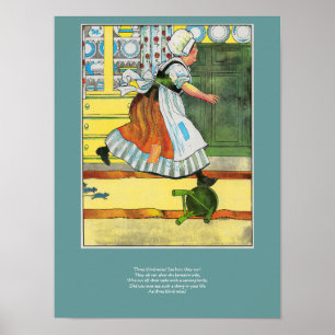 Three Blind Mice Mother Goose Nursery Rhyme Poster