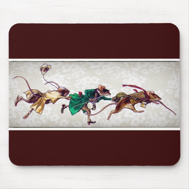 Three Blind Mice Mouse Mat (Front)