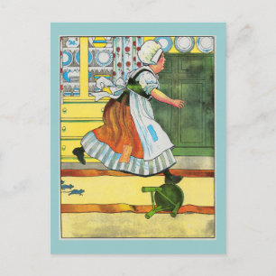 Three blind mice! See how they run! Postcard