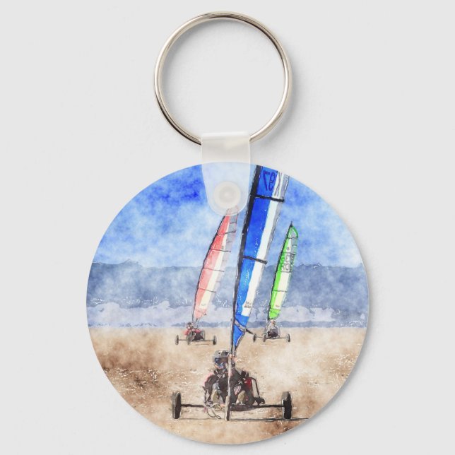 Three Blokarts Key Ring (Front)