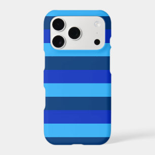 Three blue colours horizontal stripes pattern