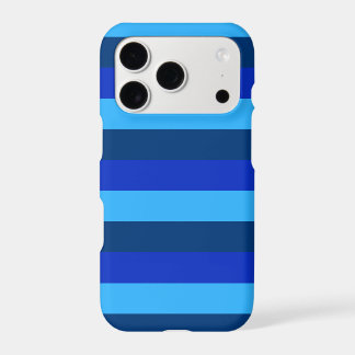 Three blue colours horizontal stripes pattern