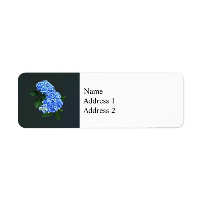 Three Blue Hydrangea (Front)