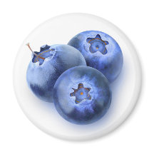 Three blueberries