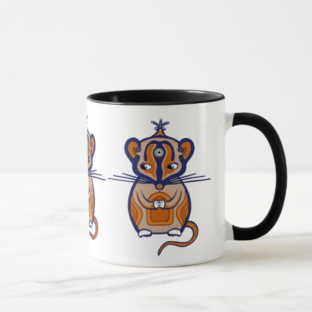 Three Brown Mice Mug (Right)