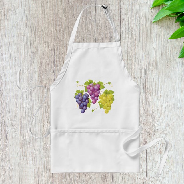 Three Bunches Of Grapes Standard Apron (Creator Uploaded)