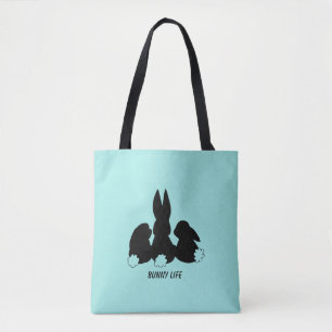 Three Bunny Rabbits Tote Bag